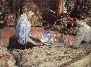 Edouard Vuillard The lady and their children France oil painting artist